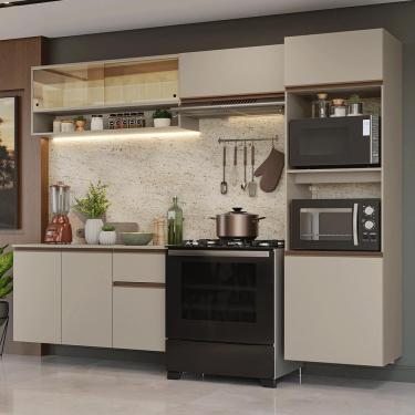 Imagem de Armário de Cozinha Completa 260 cm Suspenso Nice Madesa 10