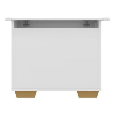 Imagem de Baú Organizador Caixa de Brinquedos Multimóveis Branco - MULTIMOVEIS