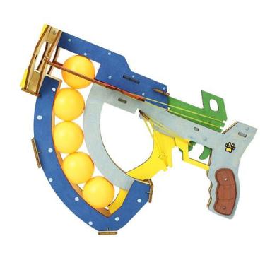 Imagem de Lançador de bolas de pingue-pongue DIY Science Experiments Kids - yiwe