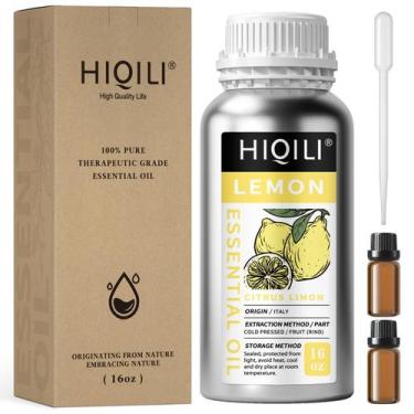 Imagem de Óleo essencial HIQILI Limão 473 ml Aromaterapia pura