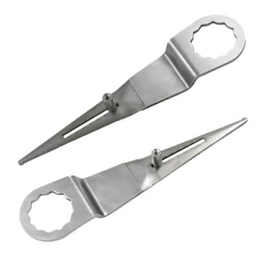 Imagem de Lâmina de corte para portas de carro Cortador de vedação de janela Pneumático Removedor de para-brisa de ar Lâminas de corte Z-Bend com profundidade ajustável, lâmina de faca a frio alimentada com