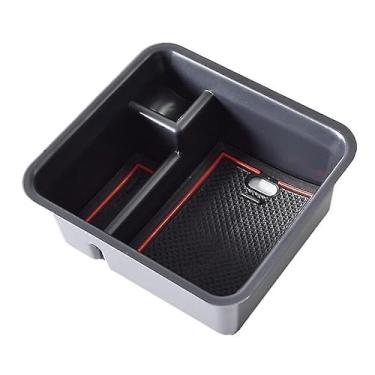 Imagem de Bandeja de Armazenamento do Repousabraços Console Central para SUV Tcross T- 2018-2022 Plástico ABS Prático Instalação Fácil Escondido Sem Ferramentas Necessárias Resistente Design Compatível