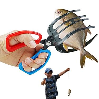 Imagem de Alicate de pesca garra de metal para controle de peixe garra pinça de aperto ferramenta de controle fórceps para pegar peixes