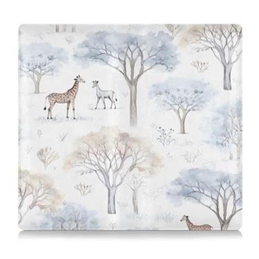 Imagem de Wassud Girafas Elefantes Carro Registro e Seguro Cartão de Carro Essenciais para Mulheres Homens Auto Carteira Acessórios Capa para Documentos Cartões de Carteira de Motorista