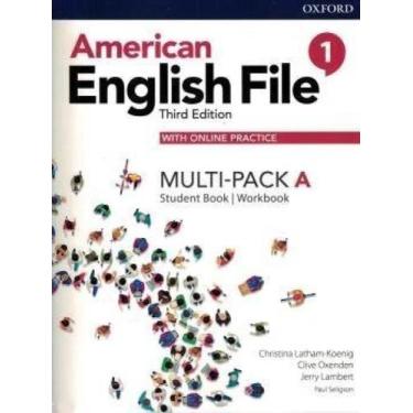 Imagem de American english file 1a multipack w online practice 3rd ed - OXFORD, 