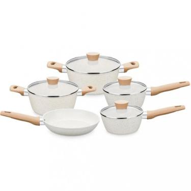 Imagem de Conjunto de Panelas MTA Carmela 5 Peças, Vanilla