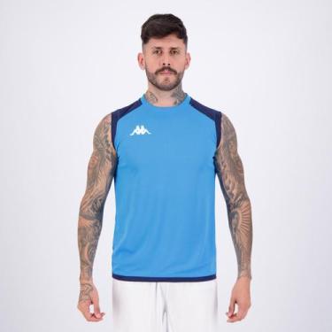 Imagem de Regata Kappa Abriz Pro Seven Azul, M