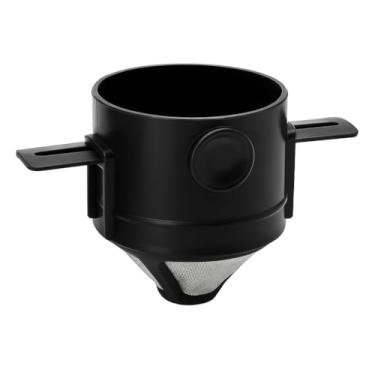 Imagem de Filtro Coador de Café Dobrável Portátil Reutilizável – Funil Gotejador de Aço Inox para 1 Xícara/Caneca – Mini Coador Manual Compacto para Café Caseiro, Viagens e Camping