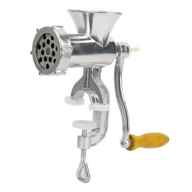 Imagem de GLOGLOW Moedor de Carne Manual, Ferramenta de Cozinha de Liga de Alumínio Com Cabo Longo Ergonômico para Moer Carne de Porco Cordeiro Frango, Fazer Macarrão de Salsicha