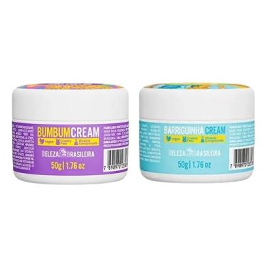 Imagem de Kit Mini Bb Barriguinha + Bb Bumbum 50g Beleza Brasileira, redução de medidas, estrias, acnes, marcas na pele