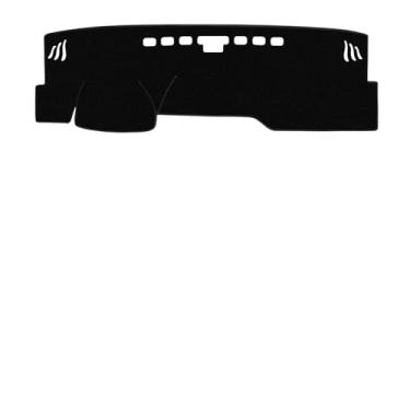 Imagem de BoxCheer Capa de painel adequada para Toyota Camry 2025 (sem HUD) Capa de painel de carro tapete de viseira de sol antiderrapante acessórios de painel de poliéster (preto)