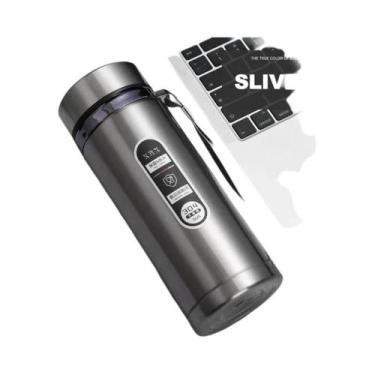 Imagem de Garrafa Térmica Grande De Aço Inoxidável 500ML-1L Com Display LED De T