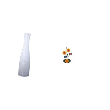 Imagem de Whtkoph Protetor de Tela Minimalista para Luminária de Chão de Papel. Porta-lenços Vertical, Ideal para Quartos de Hotel.