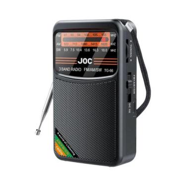 Imagem de Rádio Portátil Recarregável FM AM SW Com Alto-falante Integrado Para C