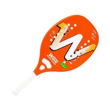 Imagem de Wrap Beach Tennis Racket, Fibra de carbono, Super Power, Spin - NONE, 