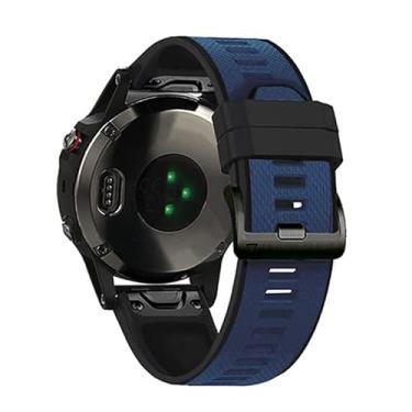 Imagem de QPDRNC 26 22mm pulseiras de relógio de liberação rápida para Garmin Fenix 6 6X Pro 5X 5 3HR S60 MK1 Forerunner 935 945 Easyfit Silicone Wirstband (Cor: C, Tamanho: 26mm Descent Mk1 D2)