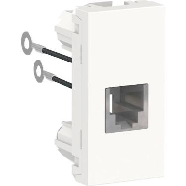 Imagem de Modulo Tomada RJ11 2Fios Branco Orion Schneider - SCHNEIDER ELETRICA