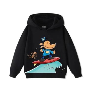 Imagem de Moletom Com Capuz DOGMAN Para Crianças, Roupas De Cão Detetive Com Est