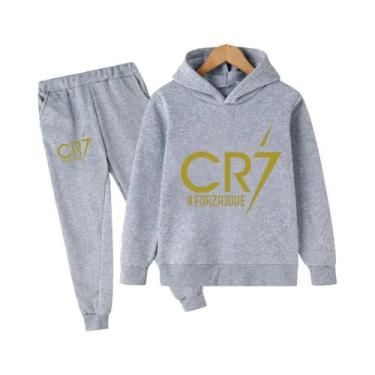 Imagem de Conjunto De Moletom Com Capuz E Calças Para Meninos De 3 a 12 Anos, Pr