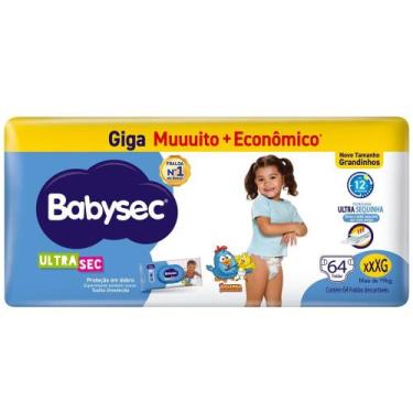 Imagem de Fralda Babysec Ultrasec Giga XXXG 64 Unidades