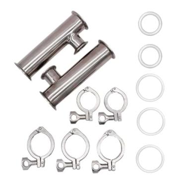 Imagem de Home Brewing 5.1 cm Tri Clamp Rims Tube 304 Aço Inoxidável Acessórios para Cervejeira Sanitária