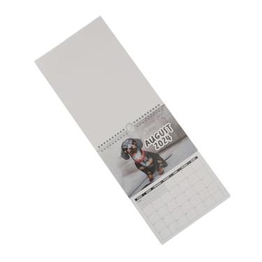 Imagem de Acouto Calendário de Parede para Cães 2024 Com Amplo Espaço para Escrita - Imagens Fofas e Ilustrações Engraçadas para Sala de Estar, Quarto e Decoração de Escritório