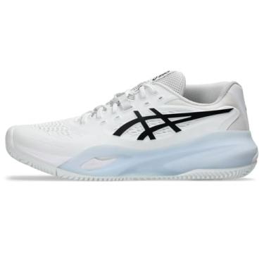 Imagem de ASICS Tênis masculino Gel-Resolution X Clay, Branco/preto, 44