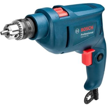 Imagem de Furadeira de Impacto Bosch GSB 450 RE 450W 220V Com 3 Brocas