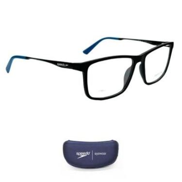 Imagem de Armação de Grau Speedo SP4129 A11 Preto Clip On Polarizado-Unissex