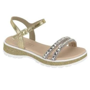 Imagem de Sandália Papete Salto Tratorado Em TIra Com Strass 2361.207 Cor:;Tamanho:36-Feminino