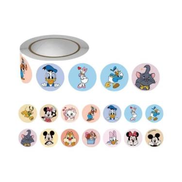 Imagem de Adesivos De Desenho Animado Disney Mickey Mouse Para Crianças, Rolo Co