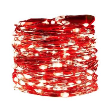 Imagem de Luzes De Cordão LED Alimentadas Por Bateria Com Fio De Cobre 10 20 30 