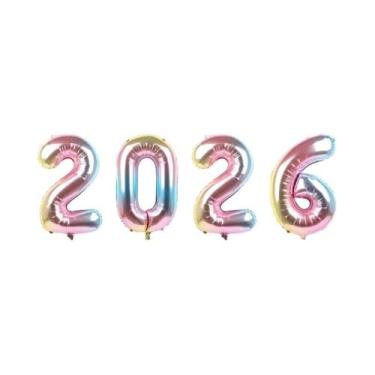 Imagem de Feliz Ano Novo 2026: Kit De Decoração Para Festa De Véspera De Ano Nov