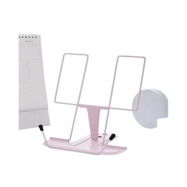 Imagem de Suporte De Leitura Portátil E Dobrável Em Metal, Estante Para Livros, 