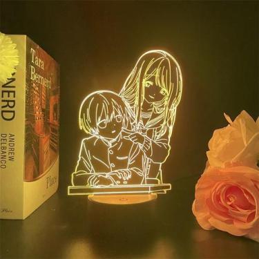 Imagem de Luz noturna Kubo não me deixa ser invisível USB 5V acrílico - taiyuank