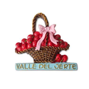 Imagem de Ímã de geladeira 3D Basket of Cherries Resin Refrigerator Magn - yiwei