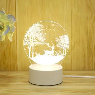 Imagem de Mesa de empresa gravada com design personalizado Night Light Creative 