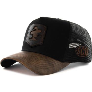 Imagem de Boné Sacudido`s - Logo - Preto - Café