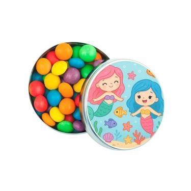 Imagem de Latinha Lembrancinha Personalizada Sereias