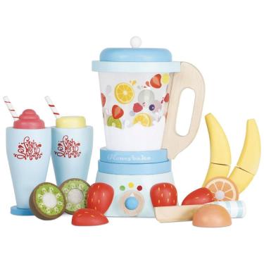Imagem de Liquidificador e Conjunto de Frutas de Madeira Premium, Brinquedos Educativos para Crianças a Partir de 3 Anos, Le Toy Van, Colorido