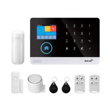 Imagem de Sistema De Alarme GSM Para Casa Inteligente, Kit DIY Tuya WIFI Com Sen