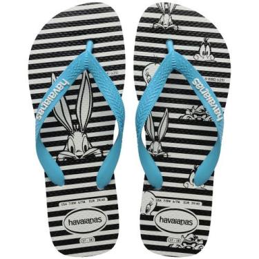 Imagem de Havaianas Original Warner Pernalonga Tamanho:41.42Cor:Branco Azul, 41.