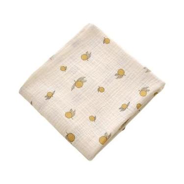 Imagem de Manta De Algodão Muslin 100x100cm Para Bebê Recém-Nascido, Toalha De B