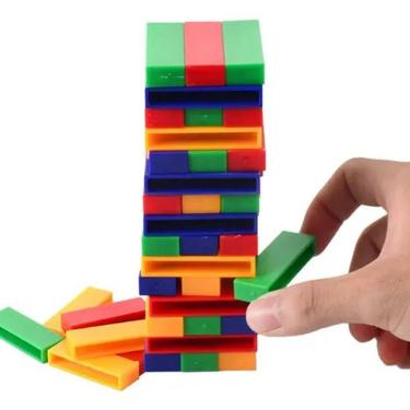 Imagem de Jogo Da Torre Terremoto Empilhar Equilíbrio Caiu Perdeu