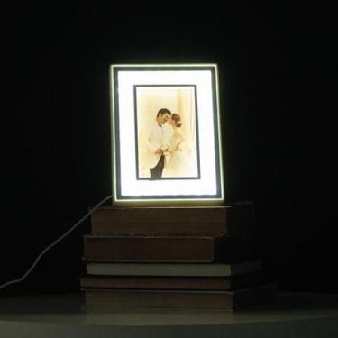 Imagem de Porta Retrato Iluminado com Leds USB - Desembrulha