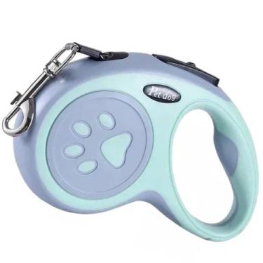 Imagem de Coleira Guia Retrátil Pet Cachorros Gatos 3 Metros Até 20kg - bigeterd