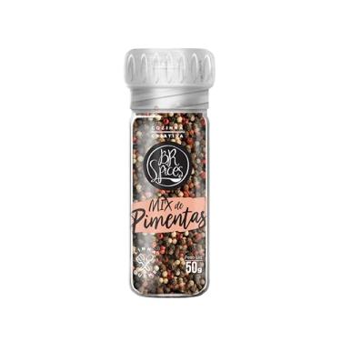 Imagem de BR Spices Tempero Mix de Pimentas com Moedor 50G