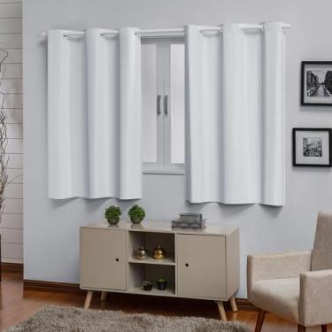 Imagem de Cortina Blackout Blecaute 2,20 X 1,30 Sala Quarto Oferta PVC - ENTROU 