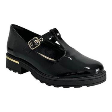 Imagem de Sapato Piccadilly Loafer Mary Jane 735044 Preto-Feminino