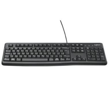 Imagem de Teclado com fio USB Logitech K120 Resistente à Respingos e Layout ABNT2 -920-004423-Uni...